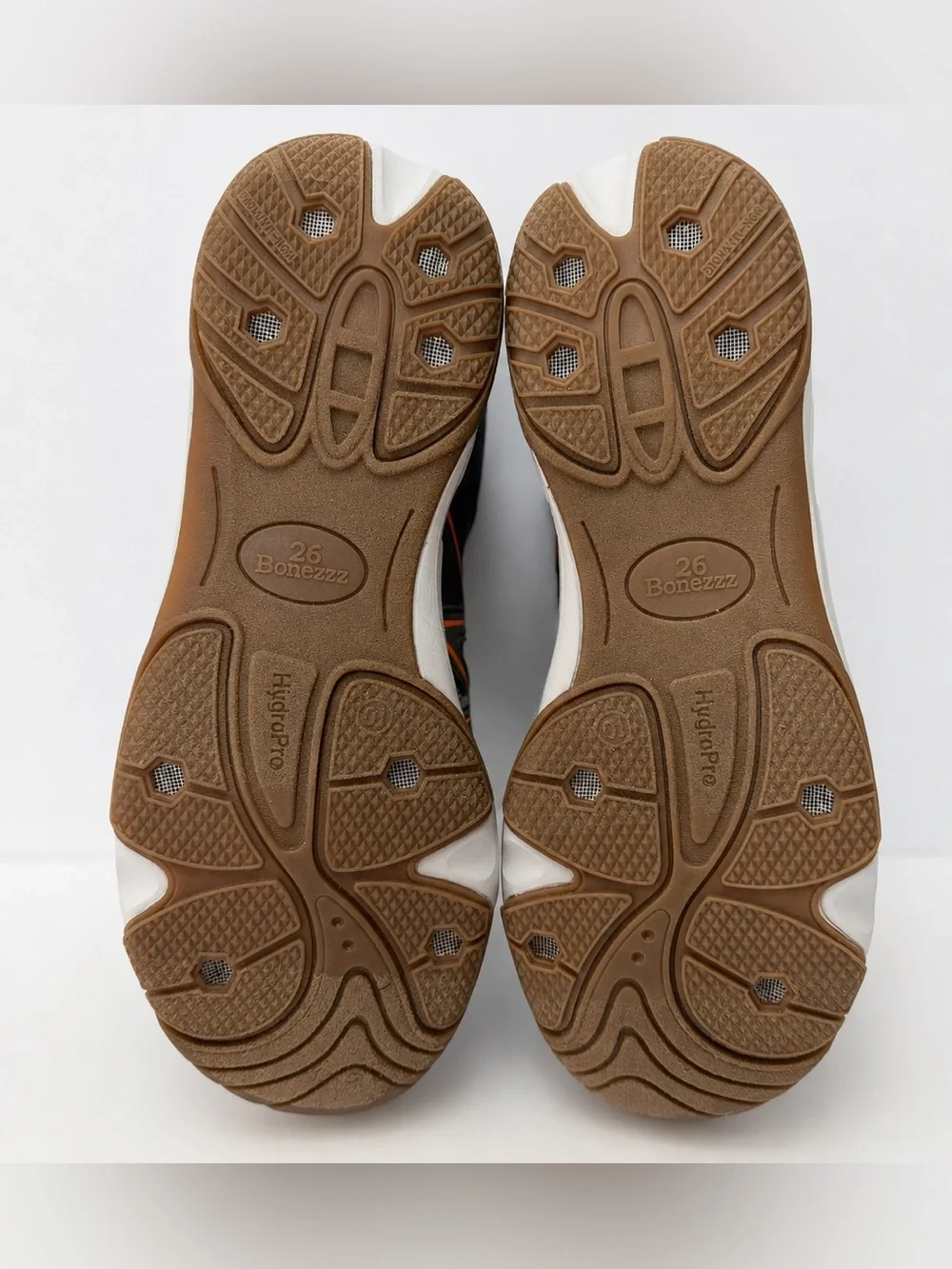 26 BoneZZZ Flozzz HydroPro Water Shoes Men’s Size 10 Gray Orange New No Box